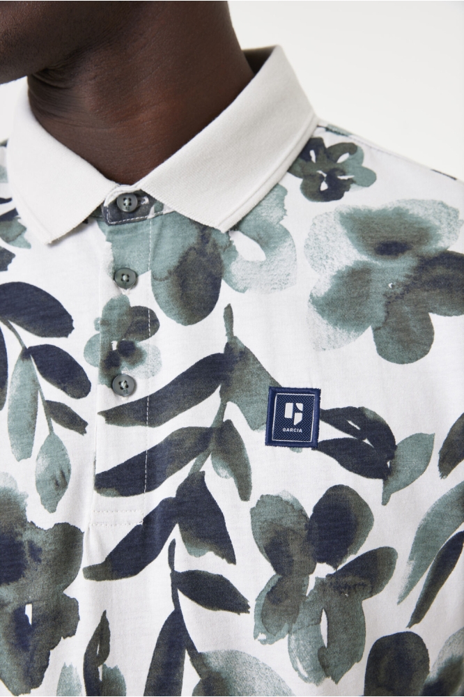 POLO MET PRINT F51020 2540 ASH GREY